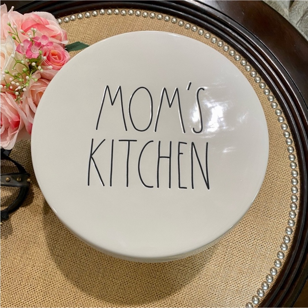 Rae Dunn Mom's Kitchen Cake Stand